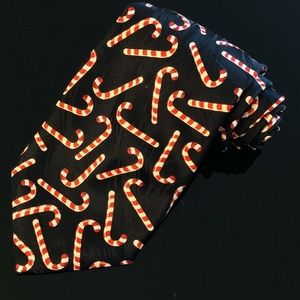 Christmas Candy Cane Men's Necktie Keith Daniels(H